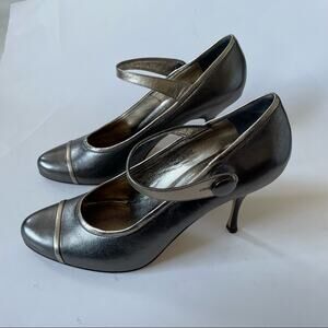 Coach | Shoes | Coach Brown Colene Mary Jane Heels With Stud  display picture 1